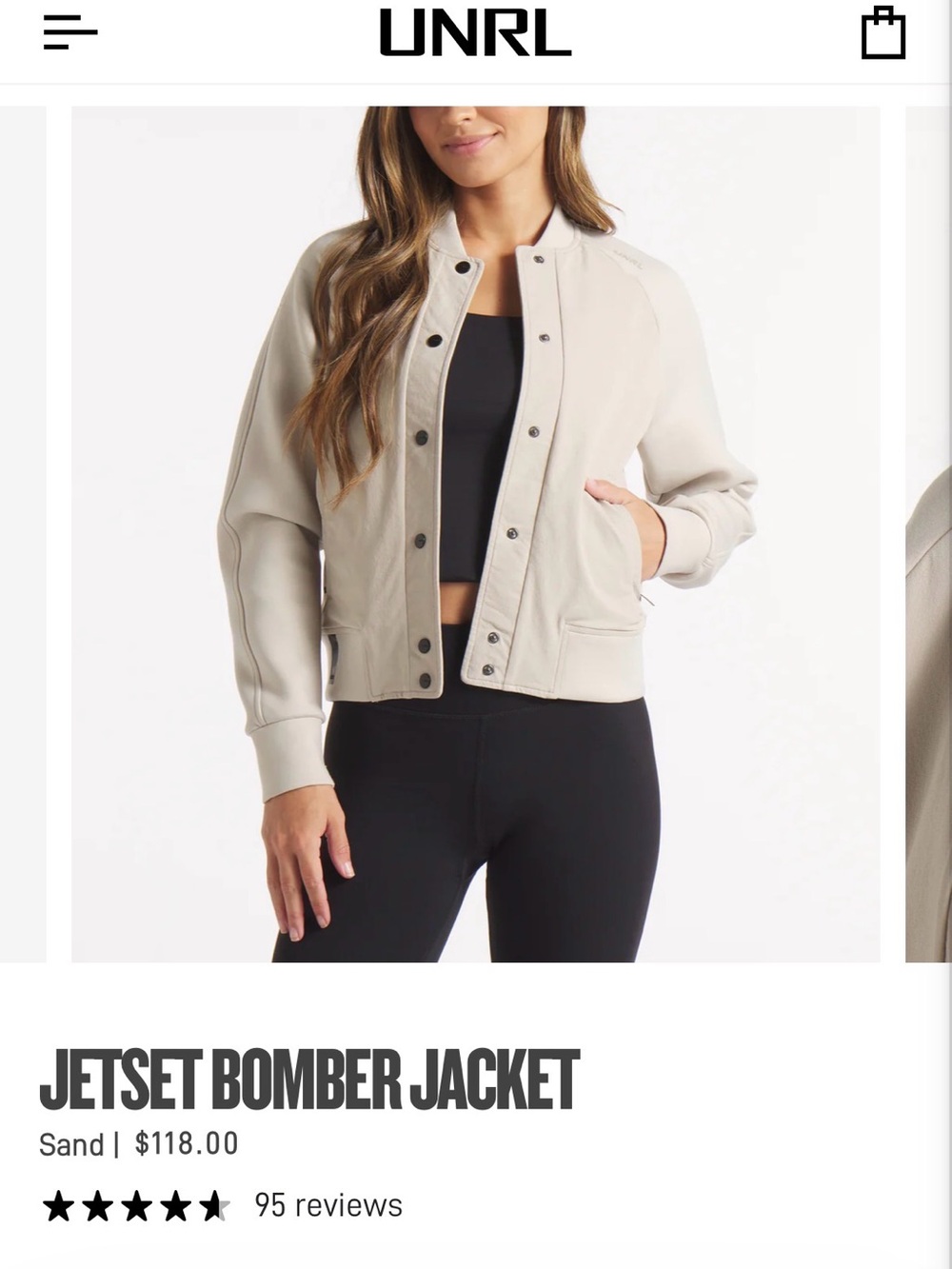 UNRL Jetset Bomber Jacket